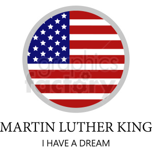 300x300 Circle Martin Luther King Vector Icon Clipart Royalty Free Gif