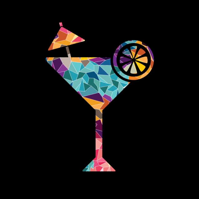 640x640 Colorful Cocktail Martini Glass, Cocktail, Martini, Glass Png