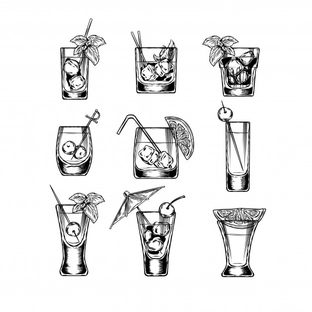626x626 Cocktail Glass Vectors, Photos And Free Download