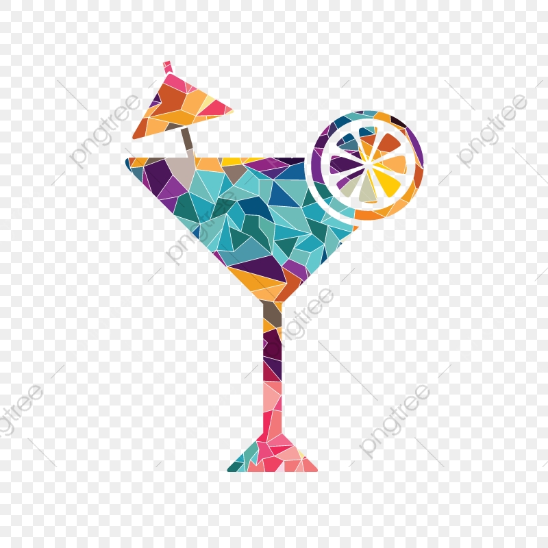 800x800 Colorful Cocktail Martini Glass, Cocktail, Martini, Glass Png
