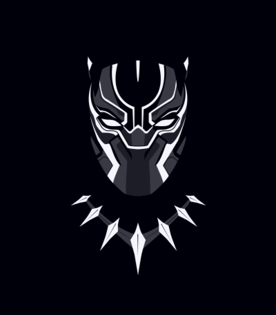 400x457 Result For Black Panther Logo Free Png Download