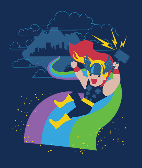 500x588 Illustration Cute My Art Thor Marvel Vector Artists On Tumblr
