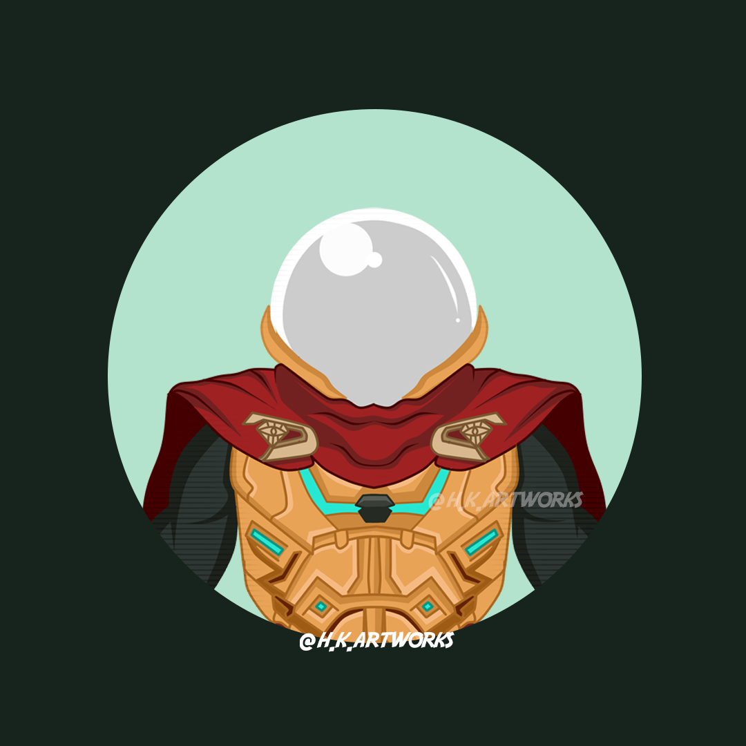 1080x1080 Mysterio Mcu Vector Art