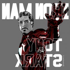 300x300 Iron Man Art Vector Art Marvel Minimal Avengers Superheroes