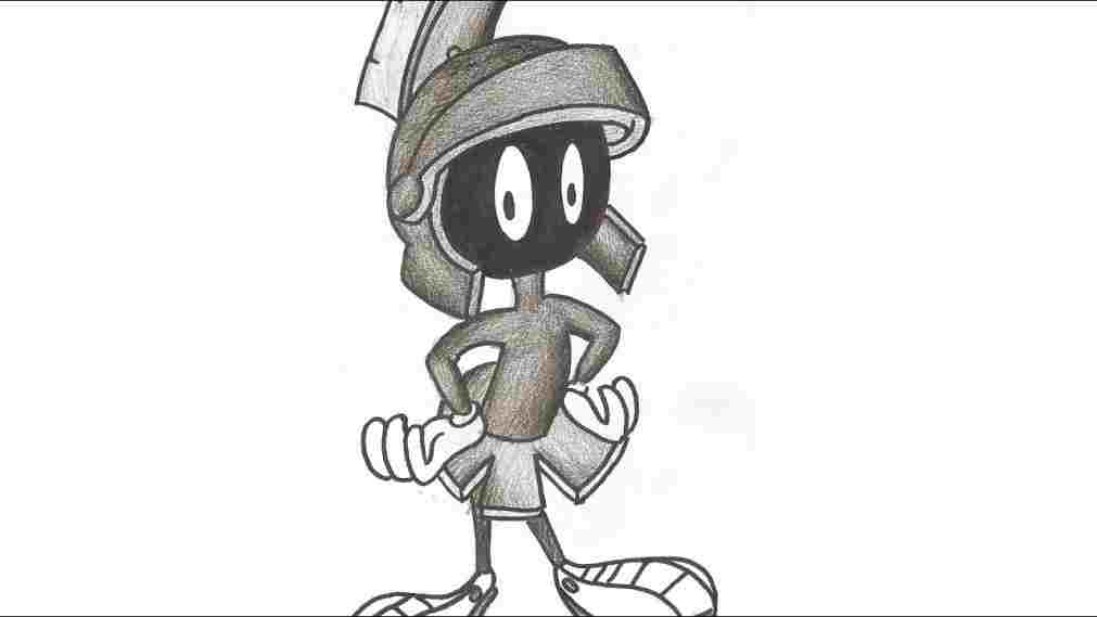 1011x569 Martian Drawing Marvin The Martian Looney Tunes Hd