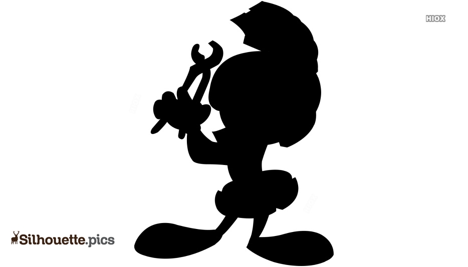 934x534 Marvin The Martian Looney Tunes Vector Silhouette Silhouette Pics