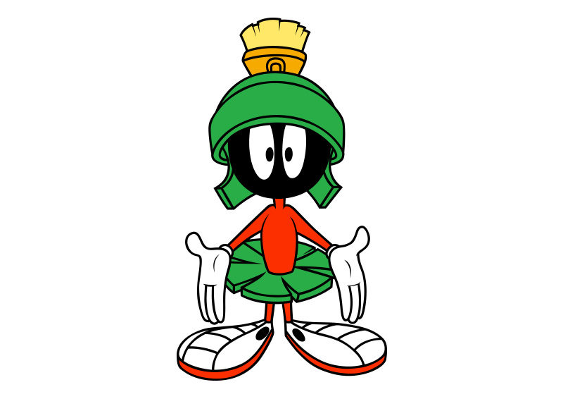 800x566 Marvin The Martian Free Vector