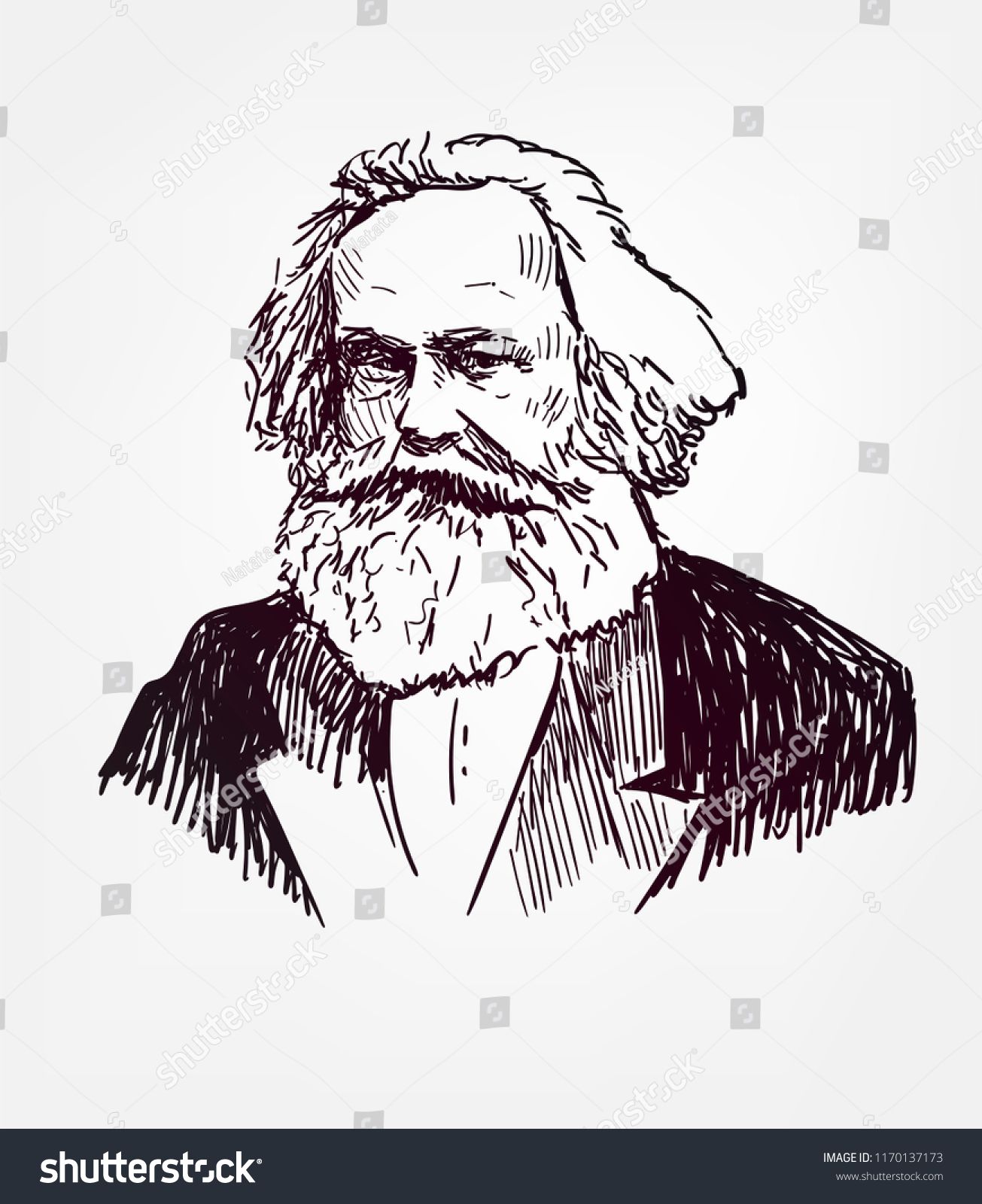 1305x1600 Karl Marx Vector