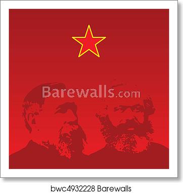 362x382 Marx And Engels Portraits
