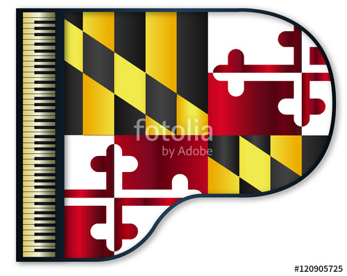 500x398 Grand Piano Maryland Flag Stock Image And Royalty Free Vector