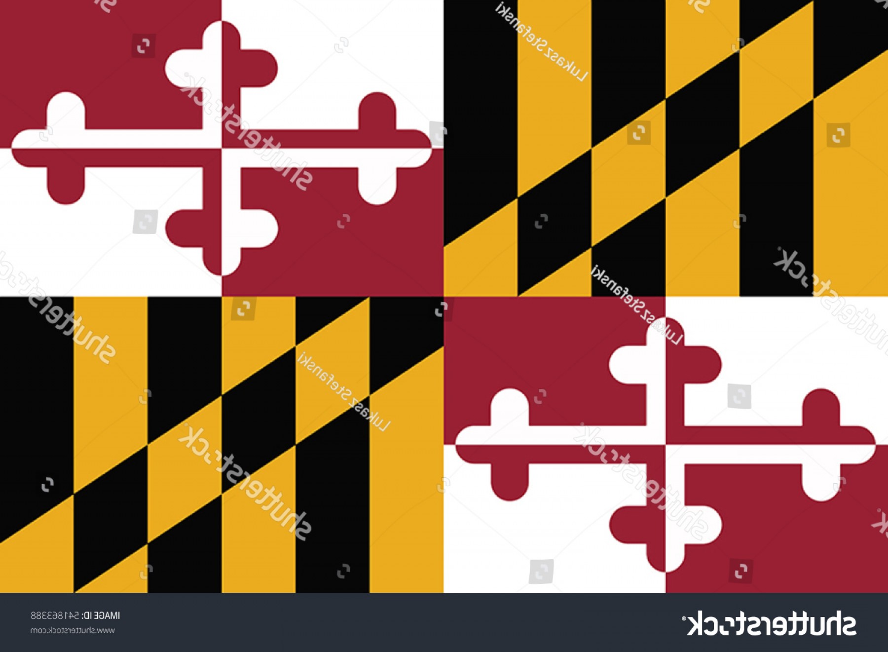 1800x1321 Maryland State Flag Usa Vector Format Createmepink