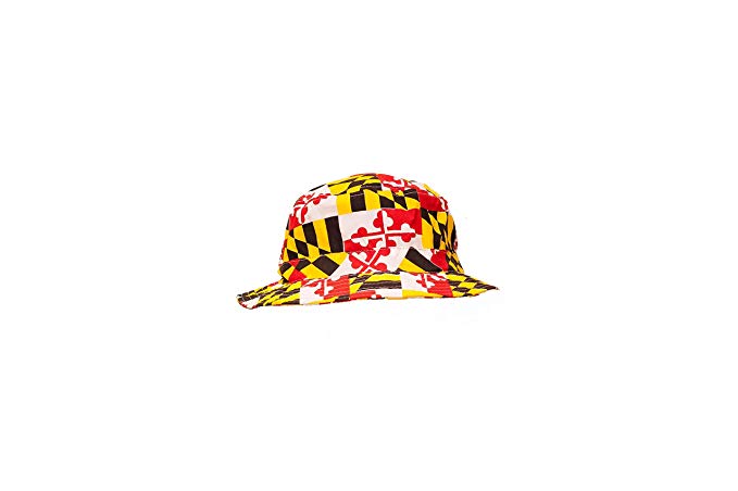 679x452 Maryland State Flag Varsity Calvert Vector Black Fisherman Bucket