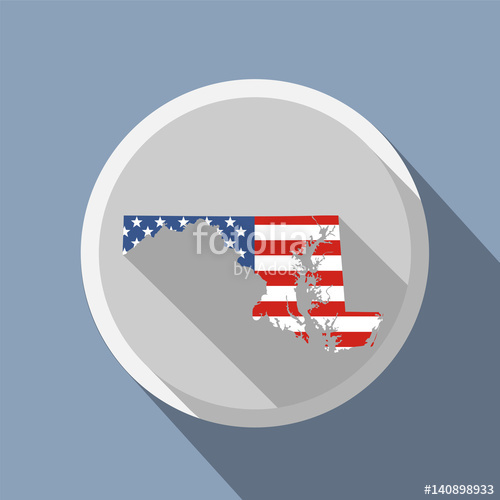 500x500 Map Of The U S State Of Maryland Stock Image And Royalty Free