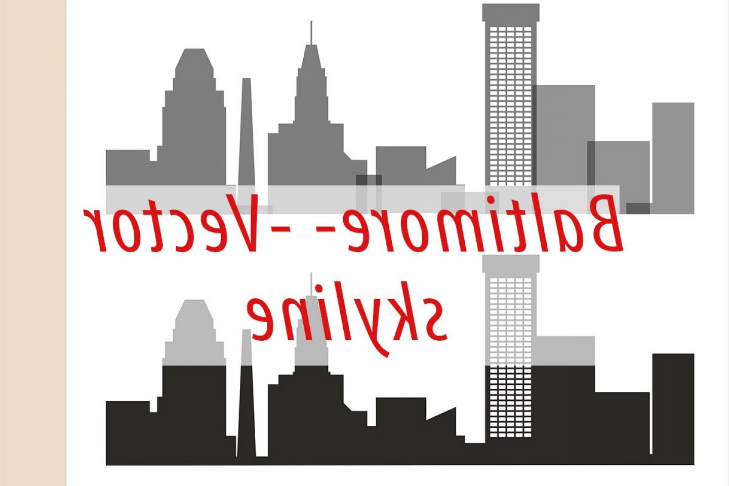 1440x960 Baltimore Vector Maryland Skyline Usa City Png Dwg Cdr