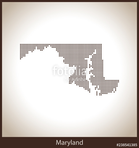 470x500 Map Of Maryland Stock Image And Royalty Free Vector