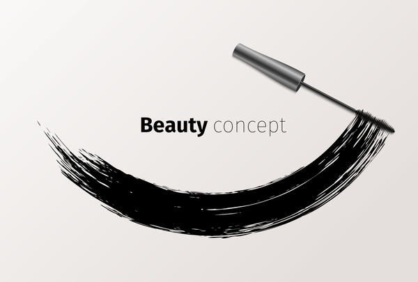 600x405 Mascara Brushes With Vector Background Material Free Download