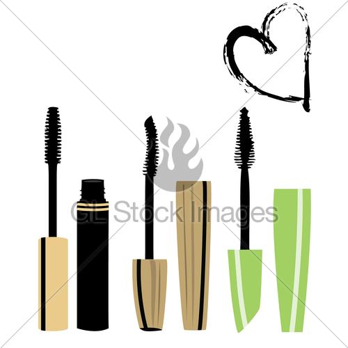 500x500 Vector Mascara Brushes Gl Stock Images
