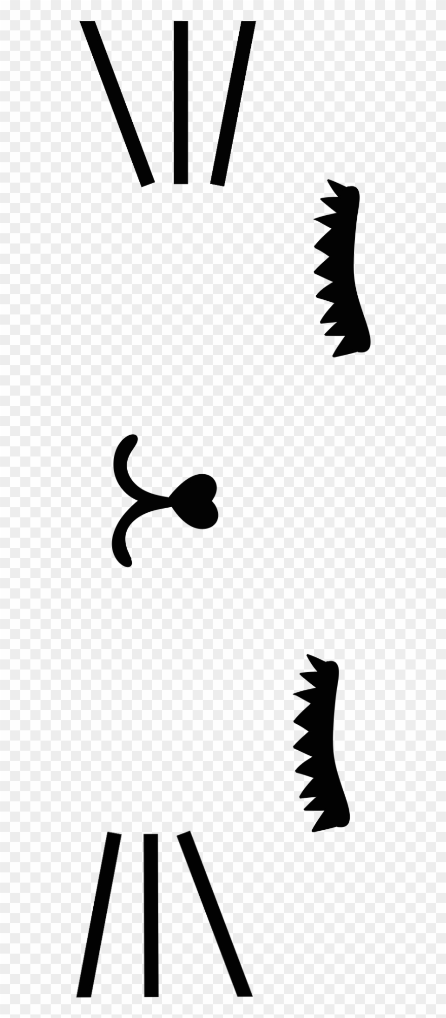 Mascara Vector Silhouette 880x2007 Mascara Vector Silhouette