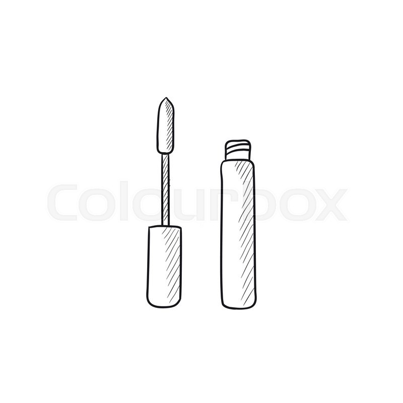 Mascara Vector Sketch Icon Isolated On Stock Vector Colourbox 800x800 Mascara Vector Sketch Icon Isolated On Stock Vector Colourbox