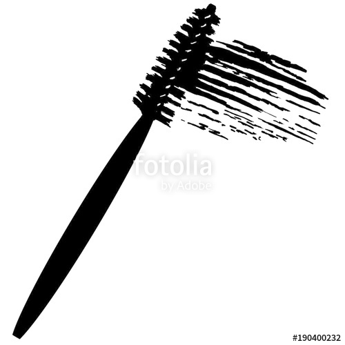 Vector Make Up Cosmetic Mascara Brush Design Concept With Brush 500x500 Vector Make Up Cosmetic Mascara Brush Design Concept With Brush