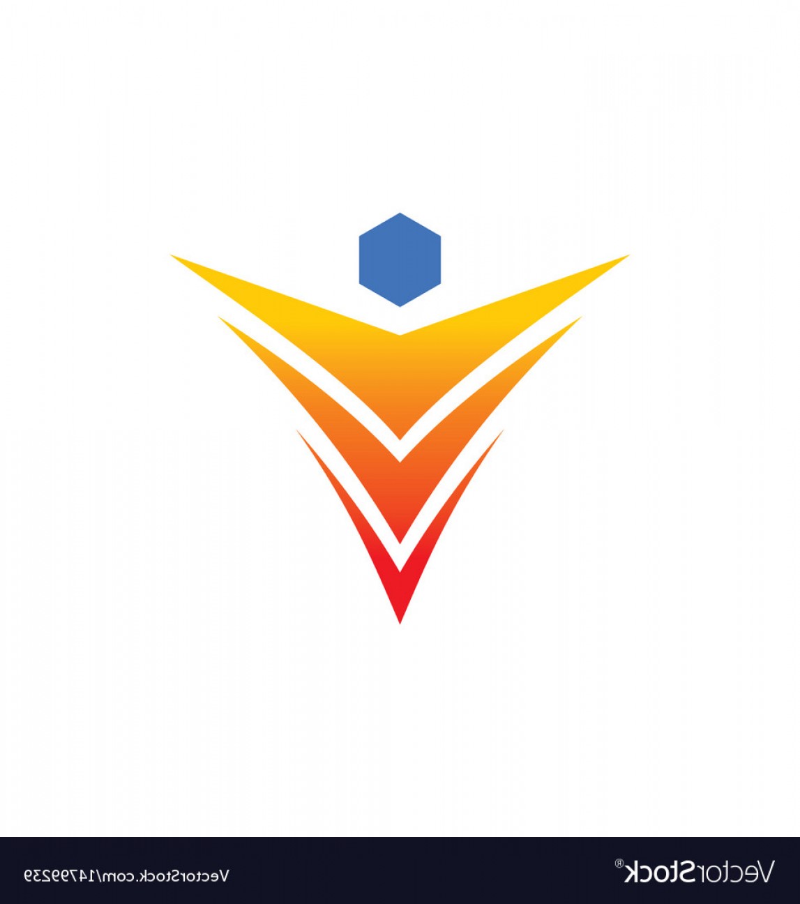 1147x1296 Abstract Happy Man Letter V Logo Vector Soidergi