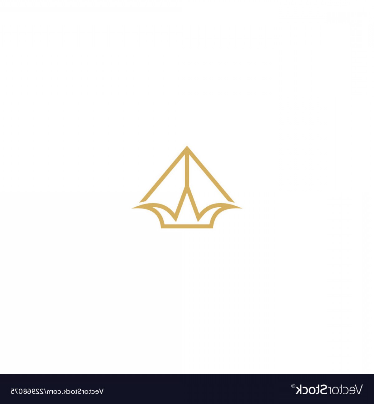 1200x1296 Shape Line Geometry Crown Logo Vector Soidergi
