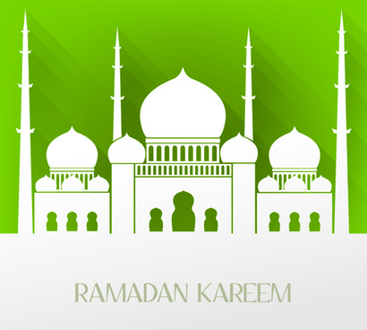 Mosque Free Vector Download 410x368 Mosque Free Vector Download