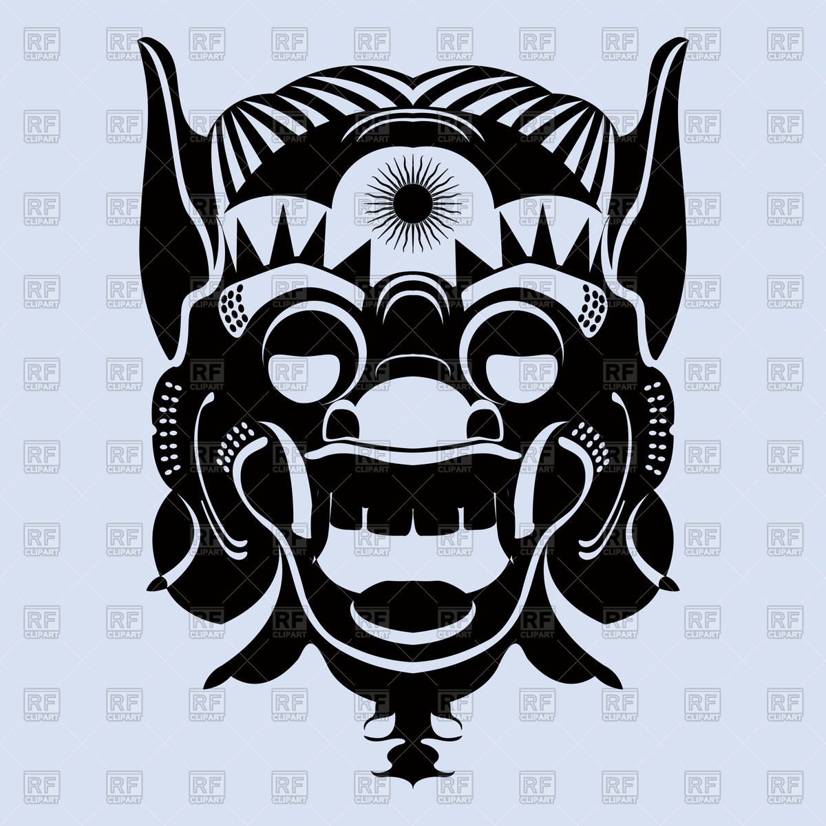 1200x1200 Tribal Ritual Mask