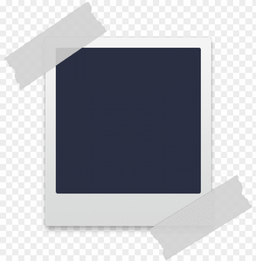 840x859 Tape Vector Polaroid
