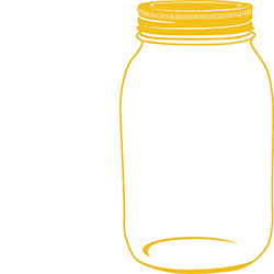 250x250 Yellow Mason Jar Free Images