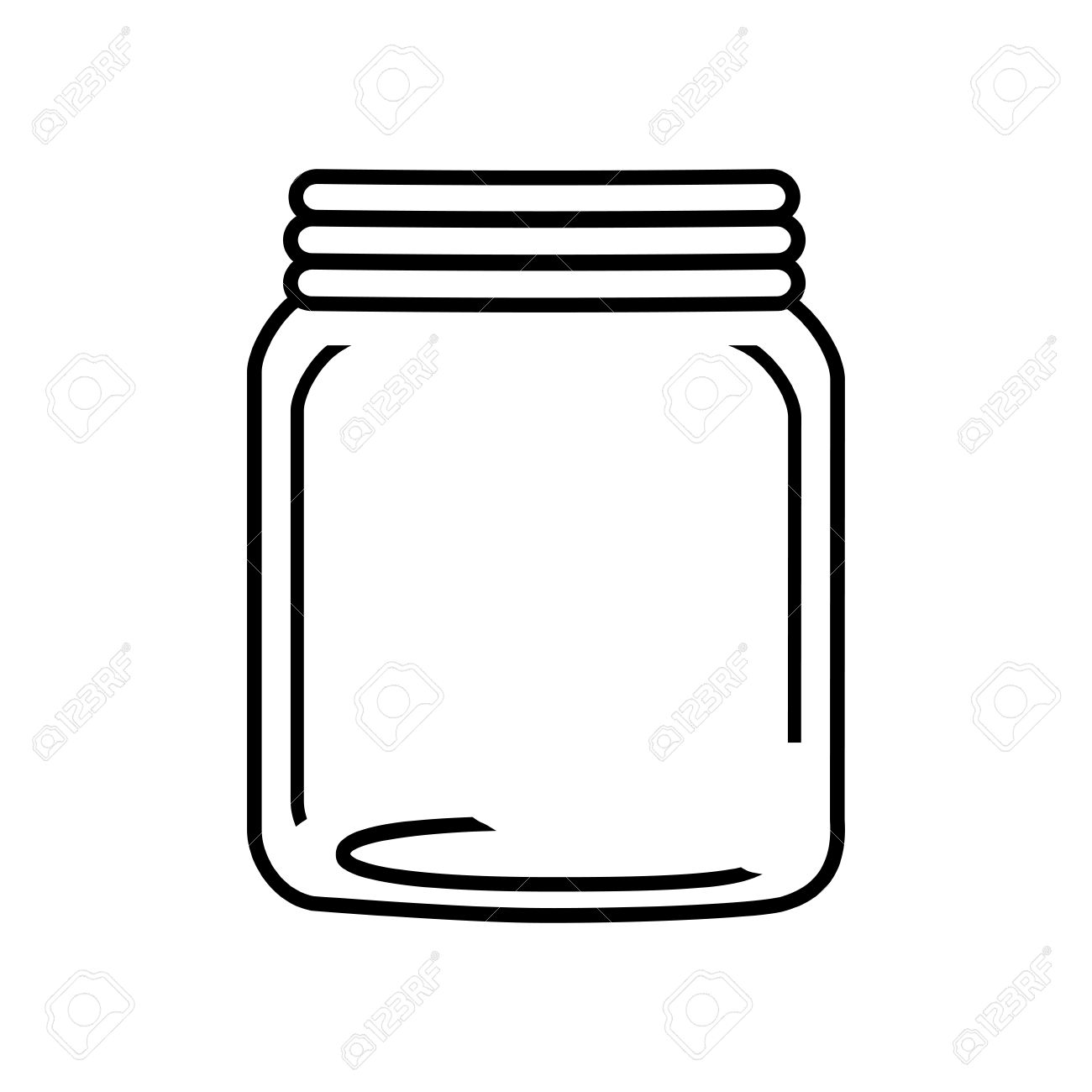 Mason Jar Icon 1300x1300 Mason Jar Icon