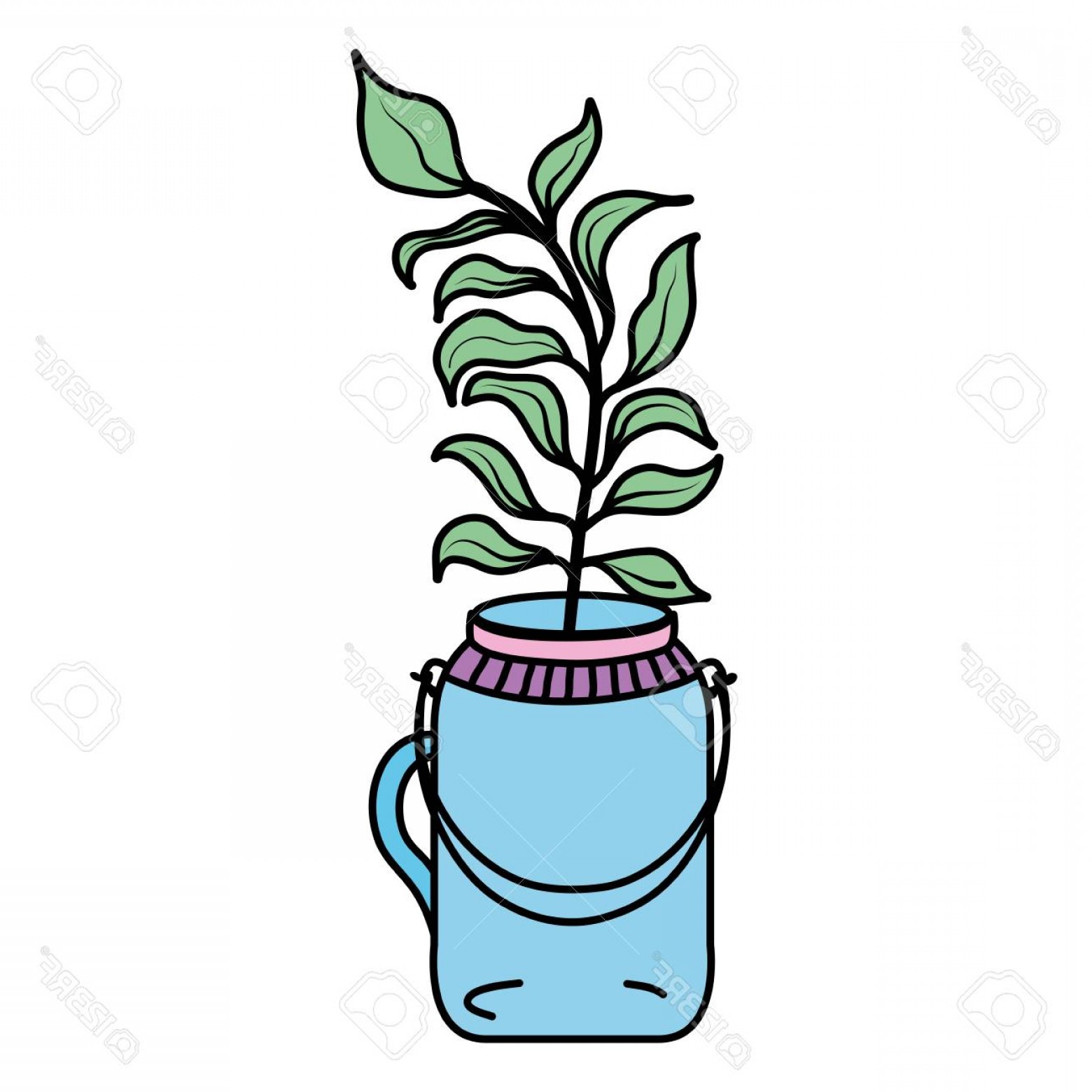 1560x1560 Mason Jar Vector Image Color Catchsplace