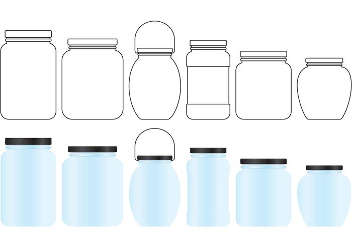 700x490 Mason Jar Vectors