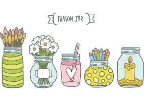 285x200 Mason Jar Free Vector Graphic Art Free Download