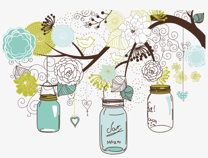Mason Jar Clipart Baby Shower 820x624 Mason Jar Clipart Baby Shower