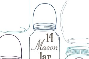 Mason Jar Vector 300x200 Mason Jar Vector