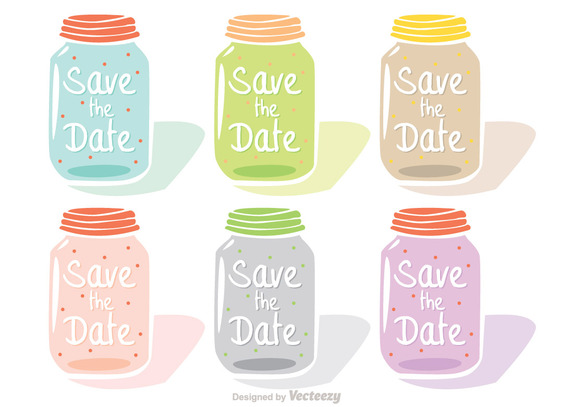 Save The Date Mason Jar Vector Free Vector Download 572x407 Save The Date Mason Jar Vector Free Vector Download
