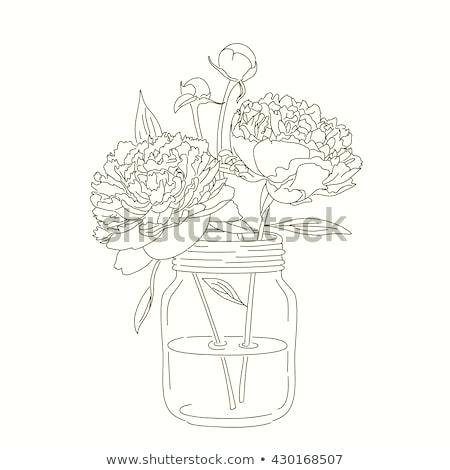 Mason Jar Coloring 450x470 Mason Jar Coloring