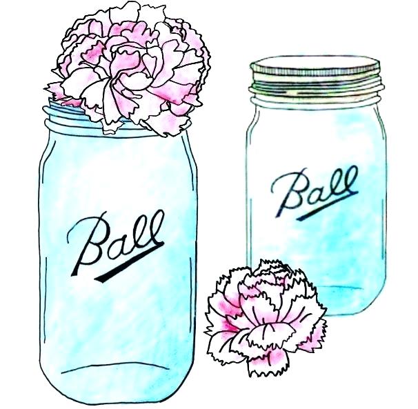 Mason Jar Template Free Printable Templates Download Them Or Print 606x593 Mason Jar Template Free Printable Templates Download Them Or Print
