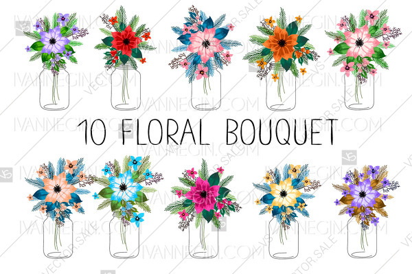 Mason Jar Vector Image