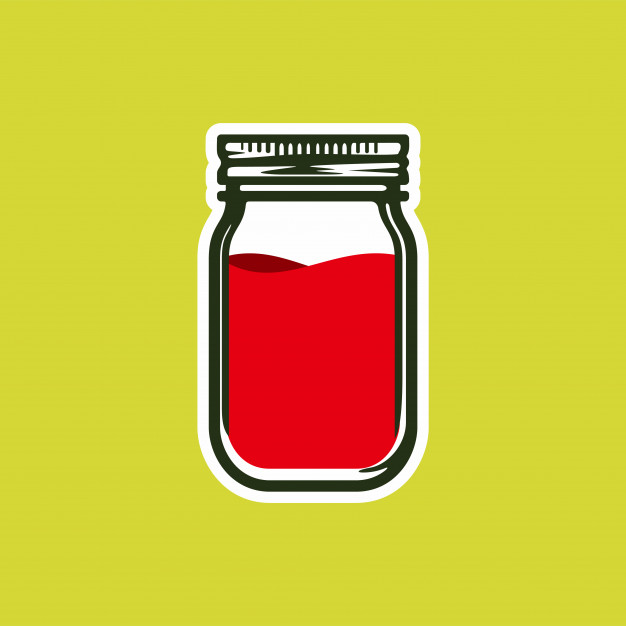 626x626 Vintage Glass Mason Jar Vector Vector Premium Download