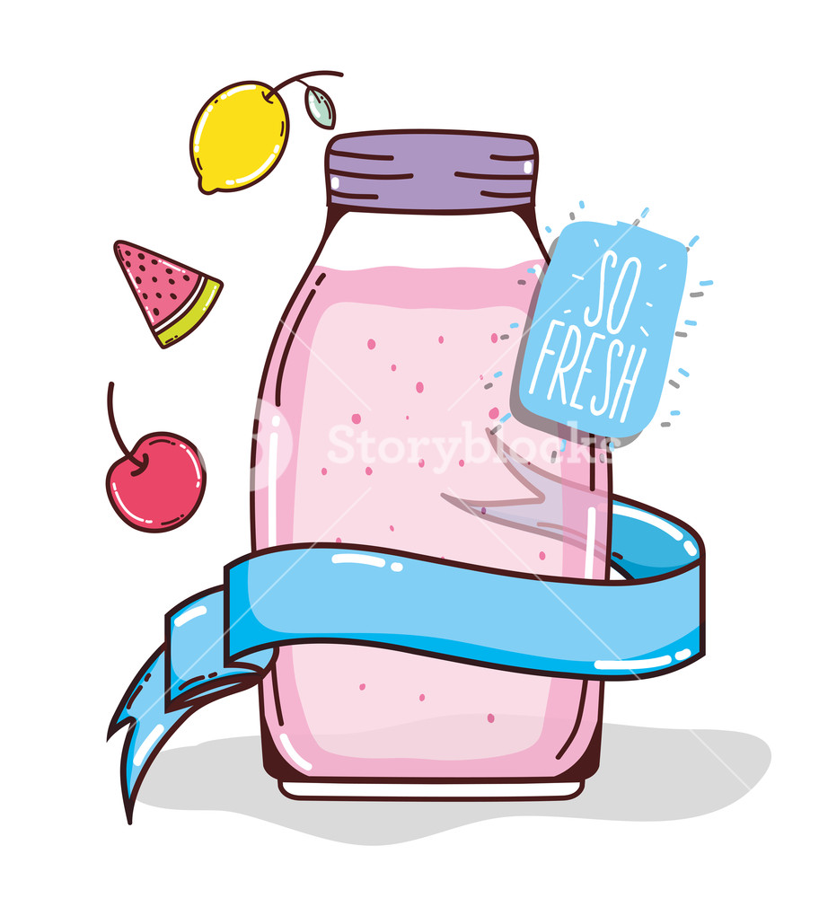 912x1000 Mason Jar Fruit Juice Cute Cartoons Vector Illustration Graphic