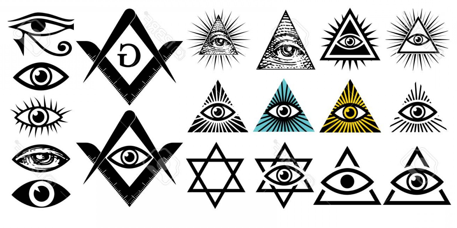 Photostock Vector All Seeing Eye Illuminati Symbols Masonic Sign 1560x780 Photostock Vector All Seeing Eye Illuminati Symbols Masonic Sign
