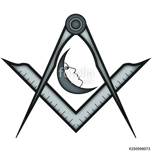 500x500 Masonic Symbol Of Junior Deacon For Blue Lodge Freemasonry Stock