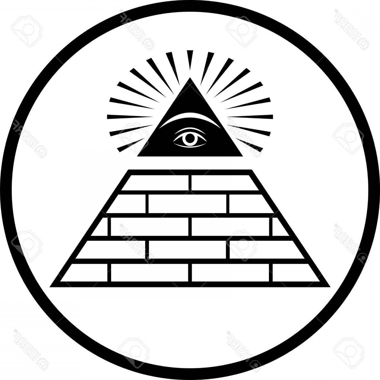 1560x1560 Photostock Vector Illuminati Masonic Symbol Vector Isolated Soidergi