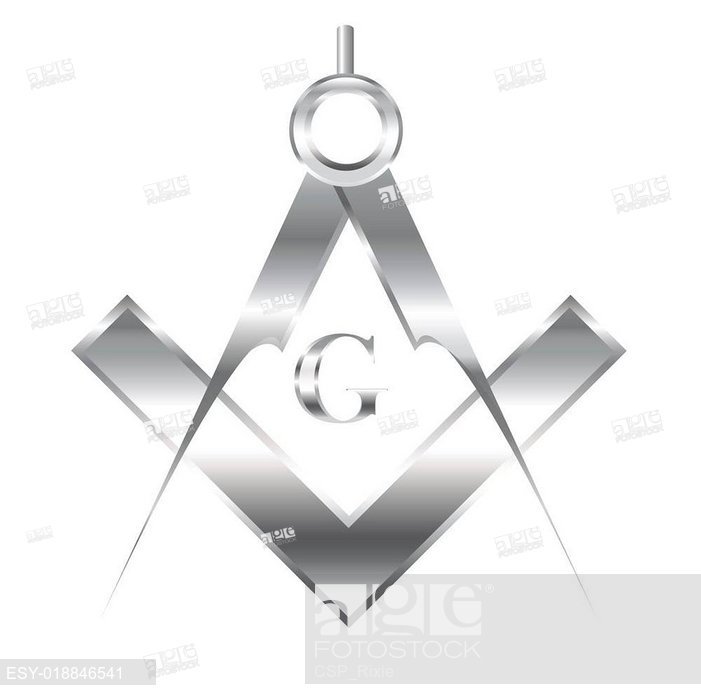 701x700 Freemasonry Symbol On White, Stock Vector, Vector And Low Budget