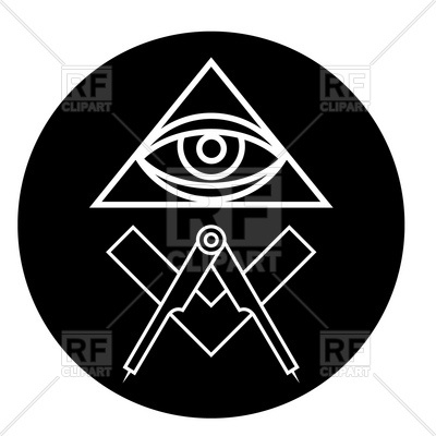 400x400 Masonic Eye Symbol Vector Image Of Signs, Symbols, Maps Prague