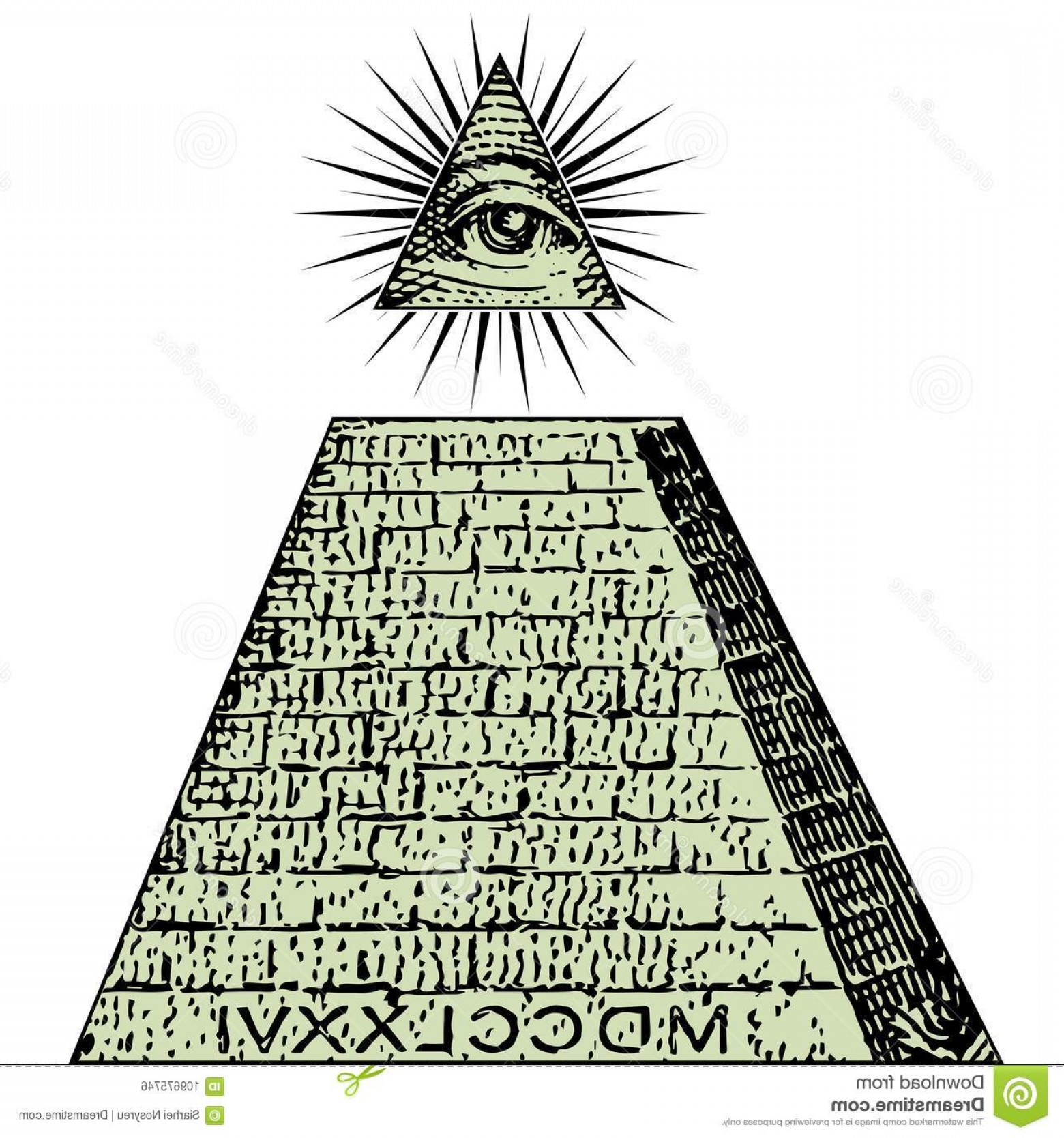 1560x1668 New World Order One Dollar Pyramid Illuminati Symbols Bill Masonic