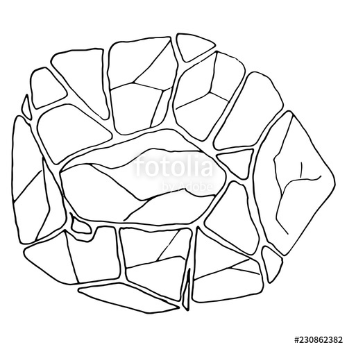 500x500 Vector Background Of Stone Masonry Vector Illustration