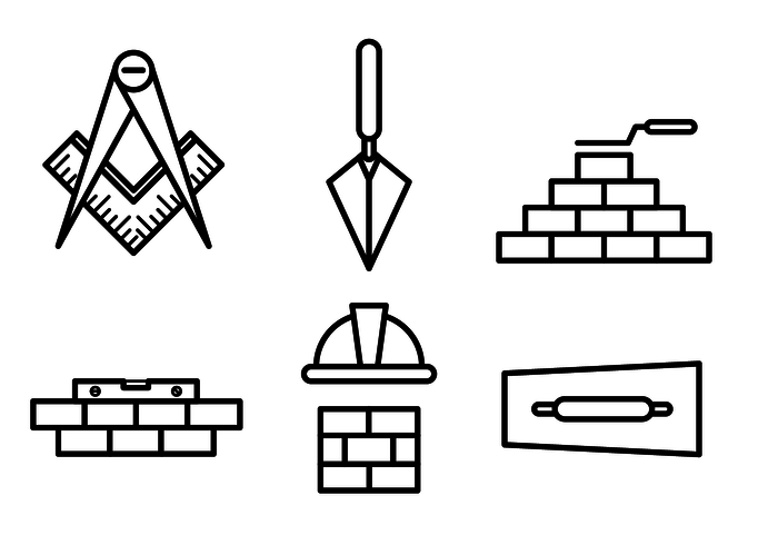 700x490 Masonry Free Vector Art